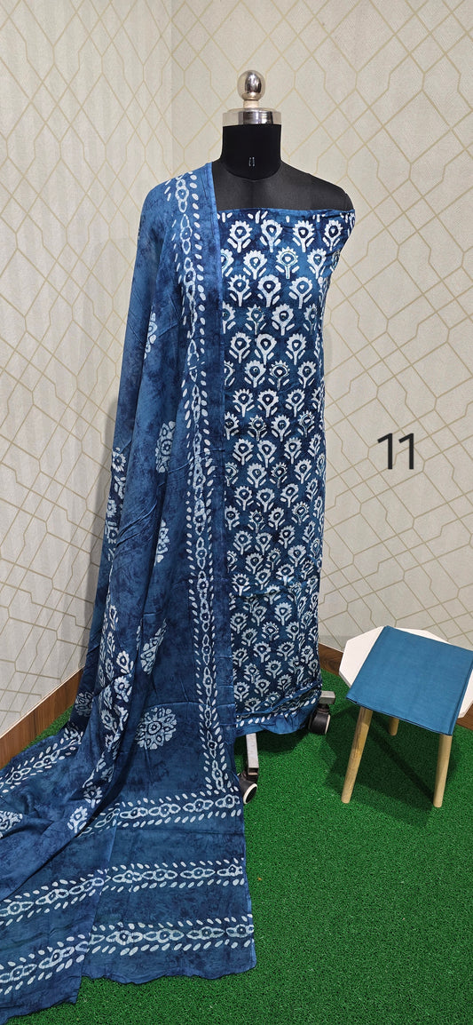 Bathik Cotton Suit - BC11