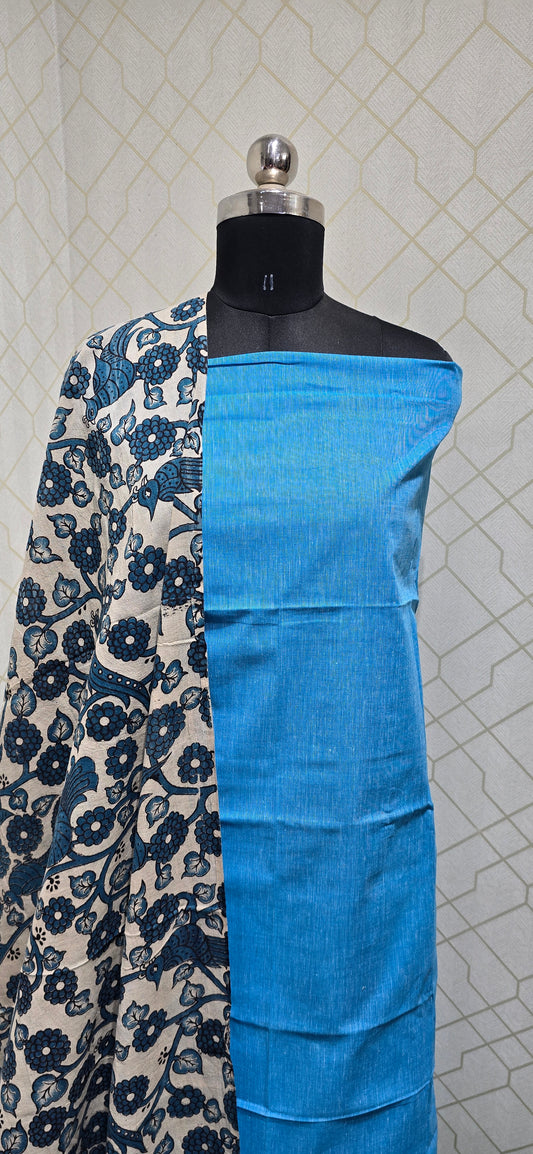 Kalamkari 3 piece Cotton suit - 04