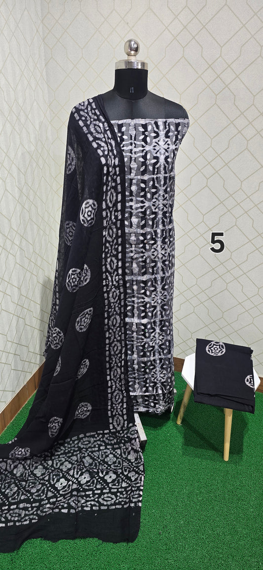 Bathik Cotton Suit - SSB5