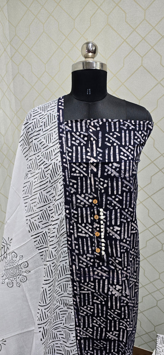 Bathik Cotton Suit - SE01