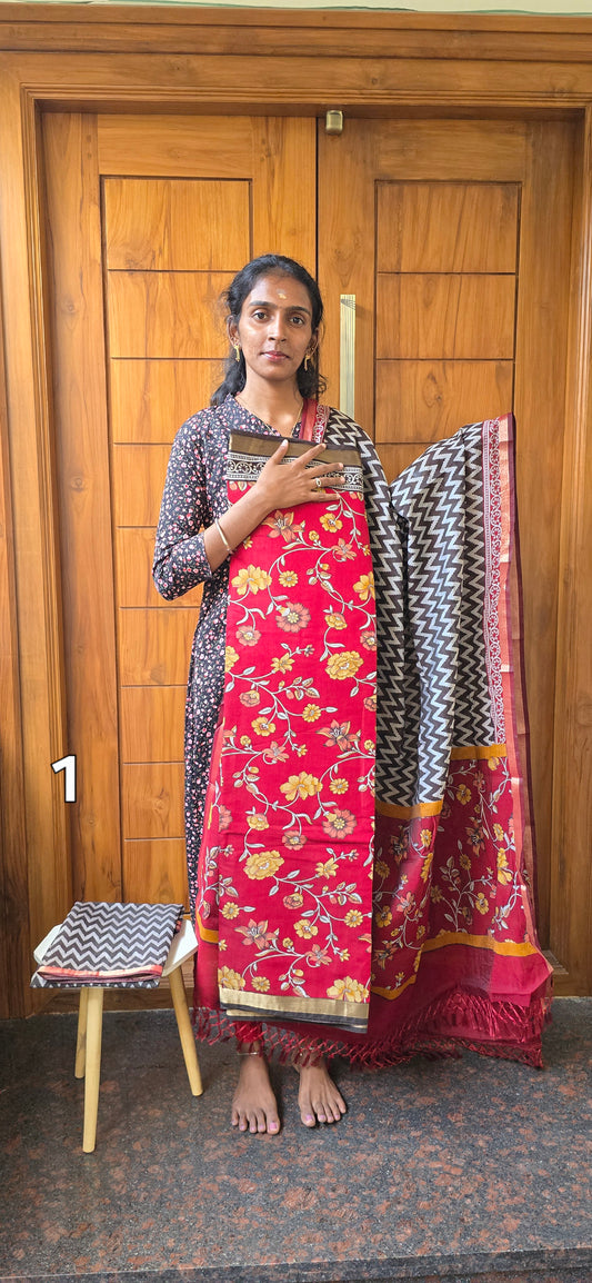 Semi-Maheswari silk - 01