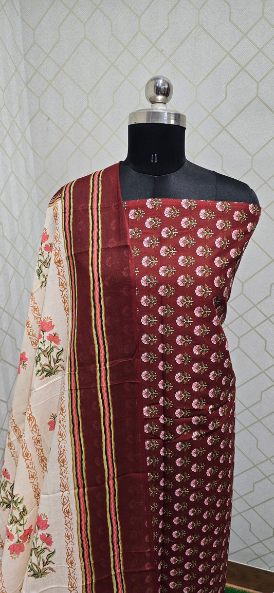 Block Printed Jaipuri Cotton - 23