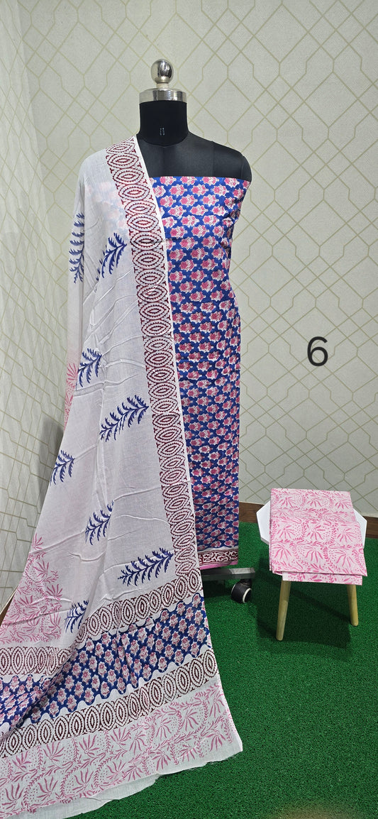 Block Printed Jaipuri Cotton - 06