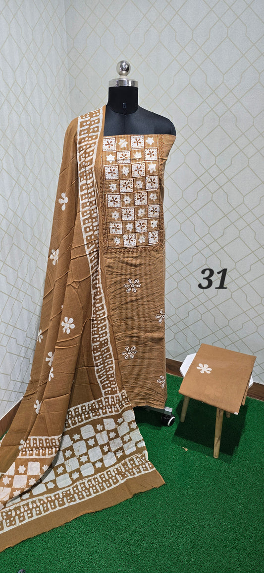 Bathik Cotton Suit - 31