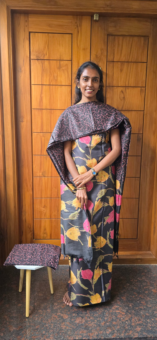 Katan Silk Suit - 1