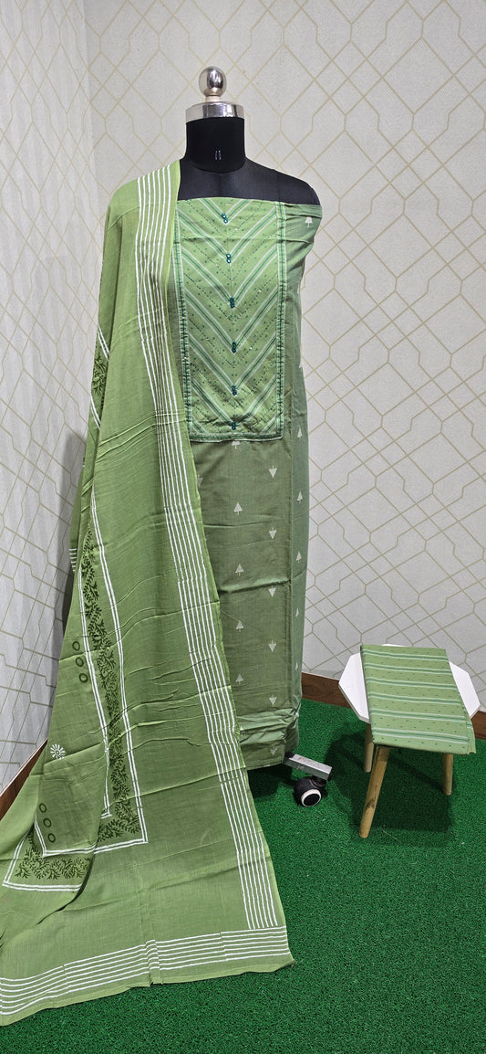Premium Pure Cotton Suit - 90