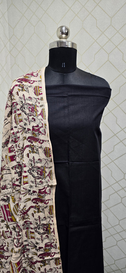 Kalamkari 3 piece Cotton suit - SKC17