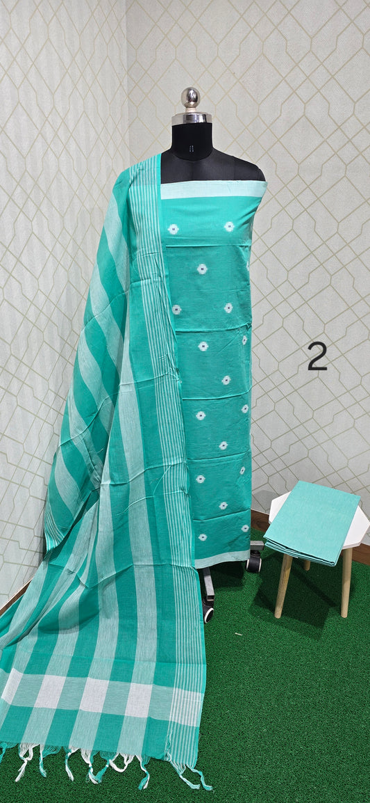 Office wear Handloom Cotton Suits - 02