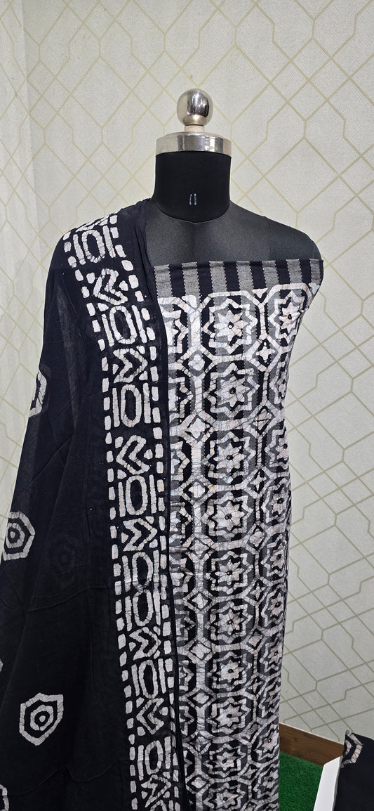 Bathik Cotton Suit - SSB40