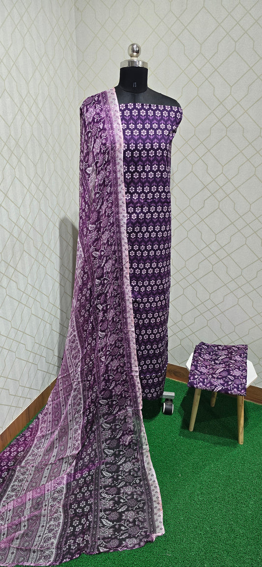 Jaipuri Cotton Suit - 03