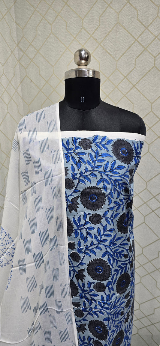 Block Printed Jaipuri Cotton - 09