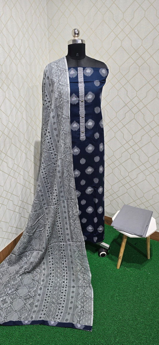 Premium Pure Cotton Suit - 83