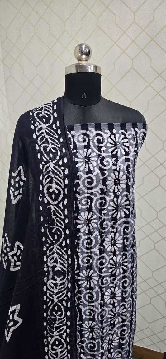 Bathik Cotton Suit - SSB36