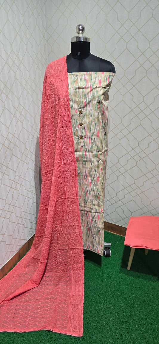 Hacobba dupatta special cotton suit - 02