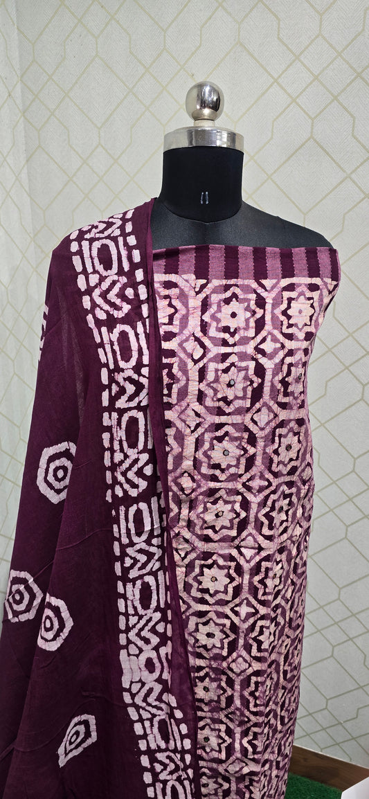 Bathik Cotton Suit - SSB38