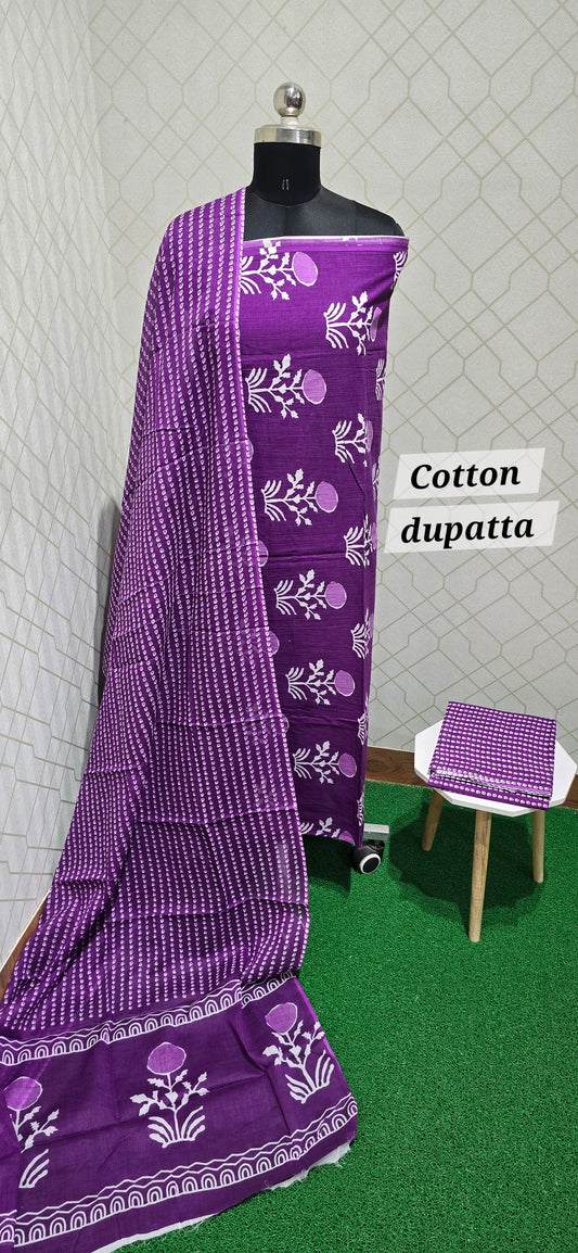 Block Printed Jaipuri Cotton - 02