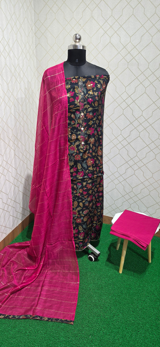 College / office wear silk suit - 01