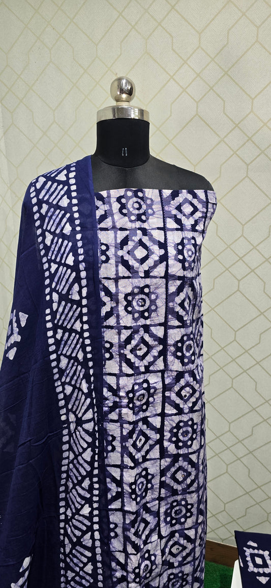 Bathik Cotton Suit - SSB32