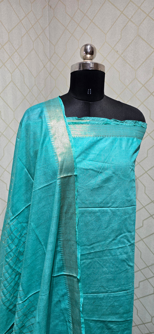 Preorder. Dispatch by July 31st. Mangalagiri 3 piece silk - MSP04