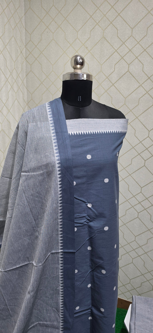 Office wear Handloom Cotton Suits - 08