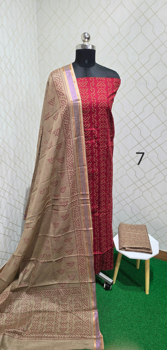 2.5 mtrs Office Wear Cotton Salwar - 07
