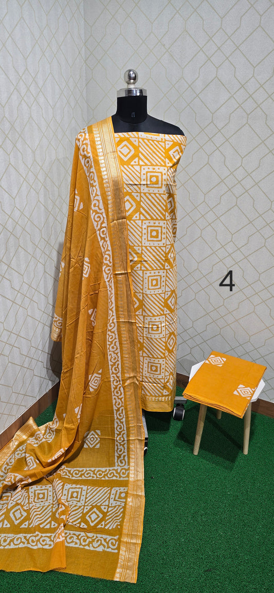 Bathik Cotton Suit - BC04