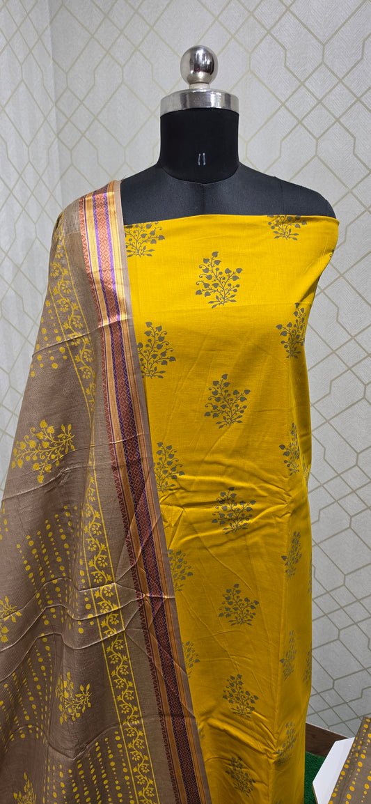 2.5 mtrs Office Wear Cotton Salwar - 13