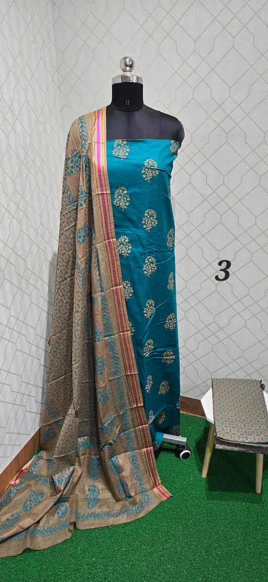 2.5 mtrs Office Wear Cotton Salwar - 03