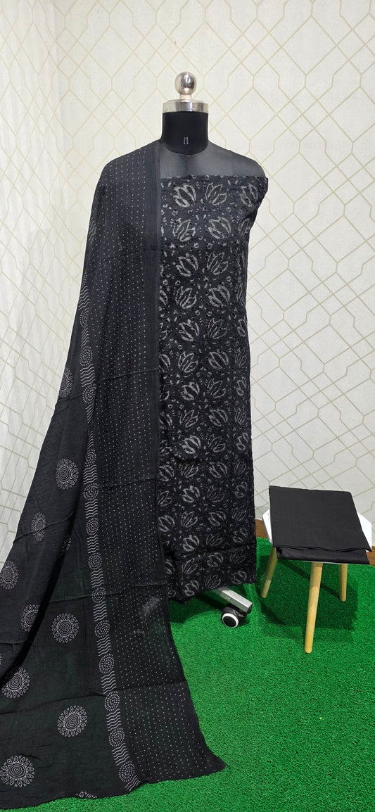 Hacobba bathik cotton suit - 09