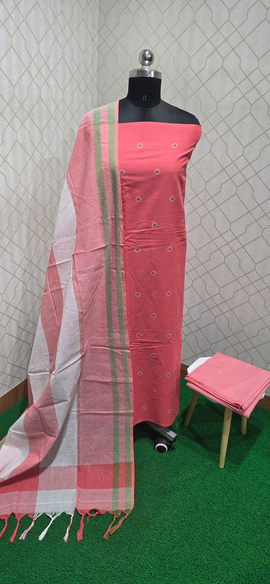 Office wear Handloom Cotton Suits - 03