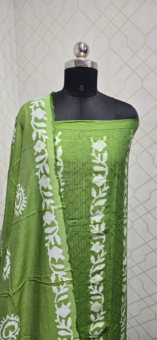 Bathik Silk suit - 02