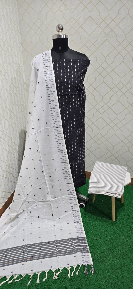 Office wear Handloom Cotton Suits - H06