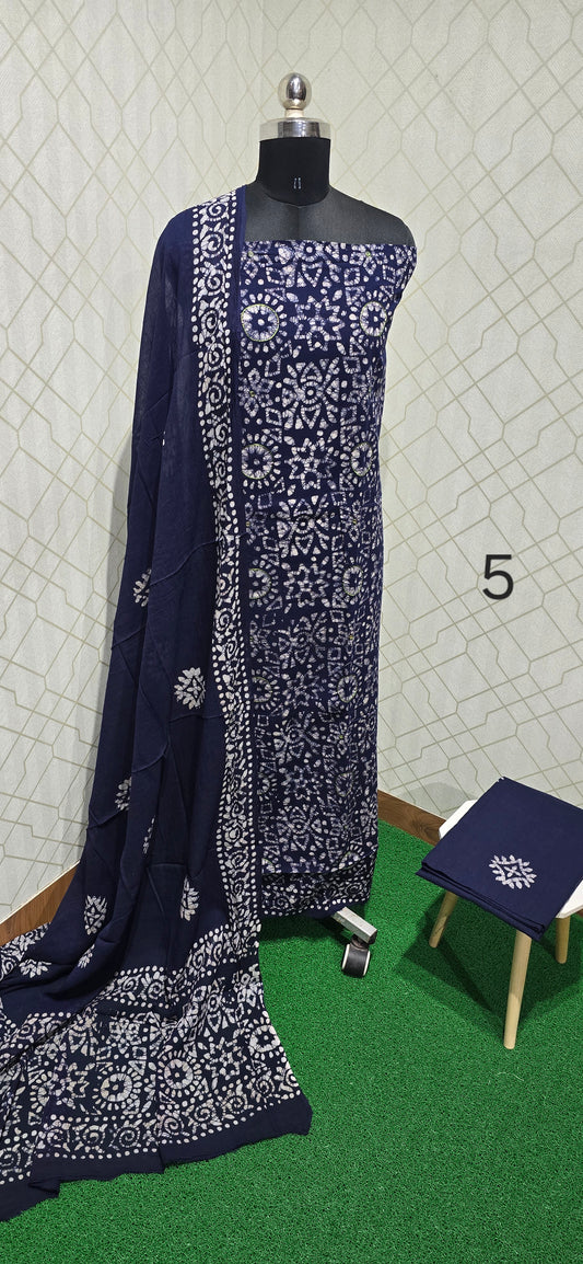 Bathik Cotton Suit - ASB05