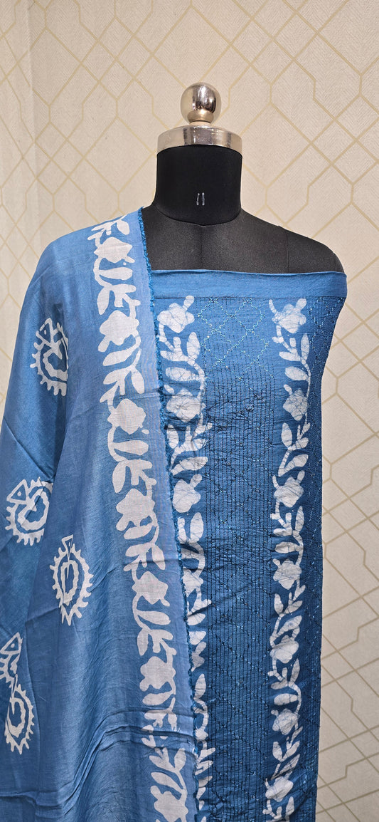 Bathik Silk suit - 04