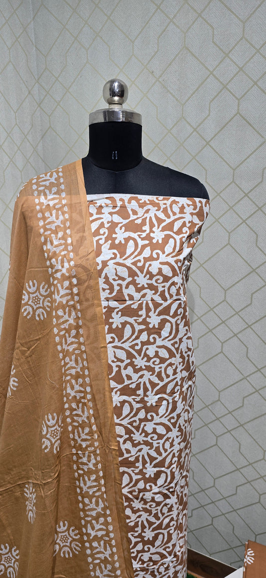 Office Wear bathik Cotton Salwar - 03
