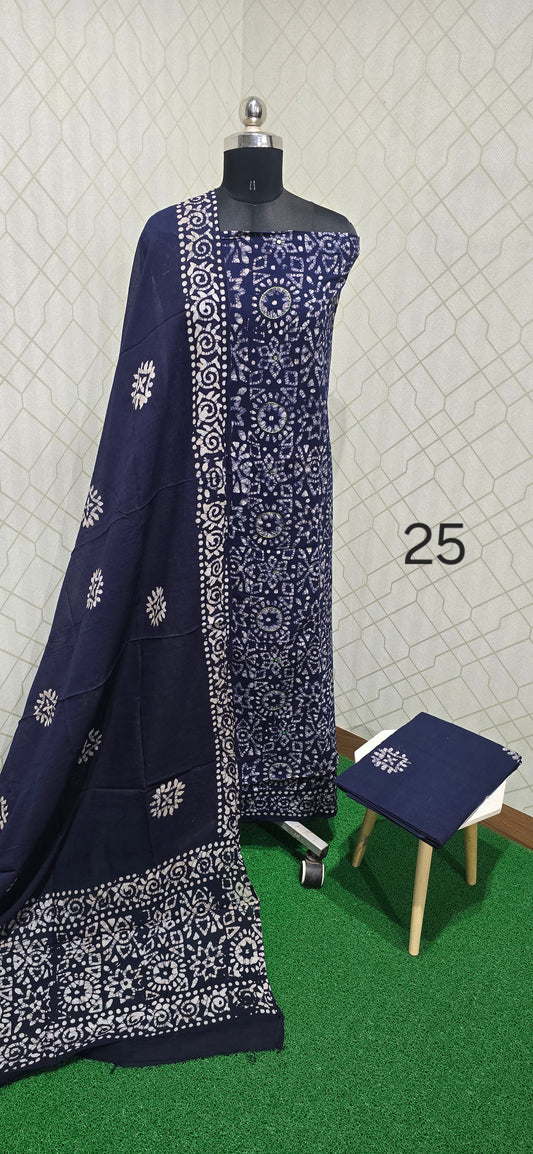 Bathik Cotton Suit - ASB25