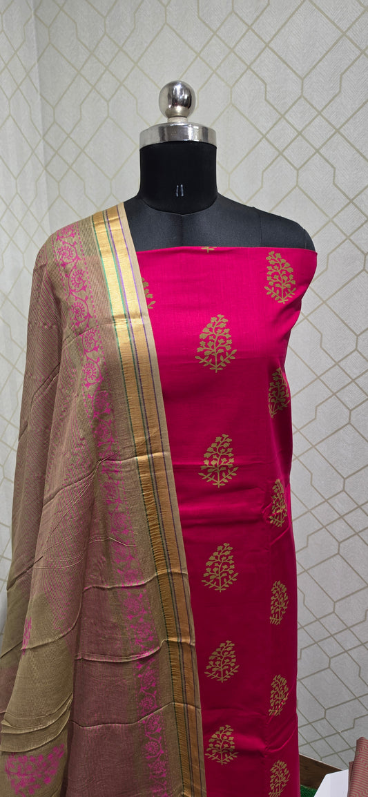 2.5 mtrs Office Wear Cotton Salwar - 15