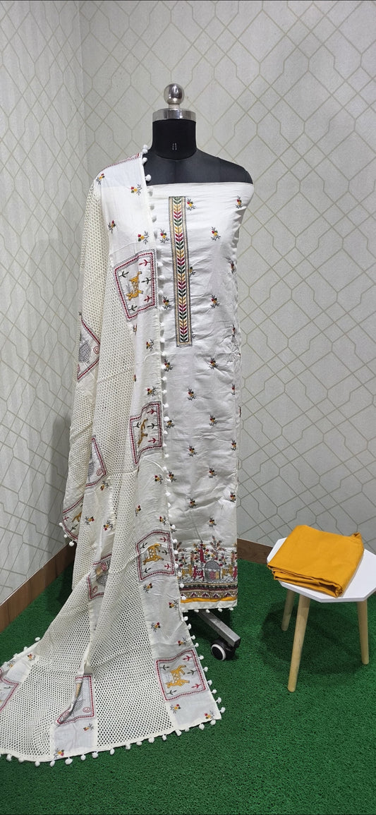Warli - Hacobba Designer Cotton suit - 3