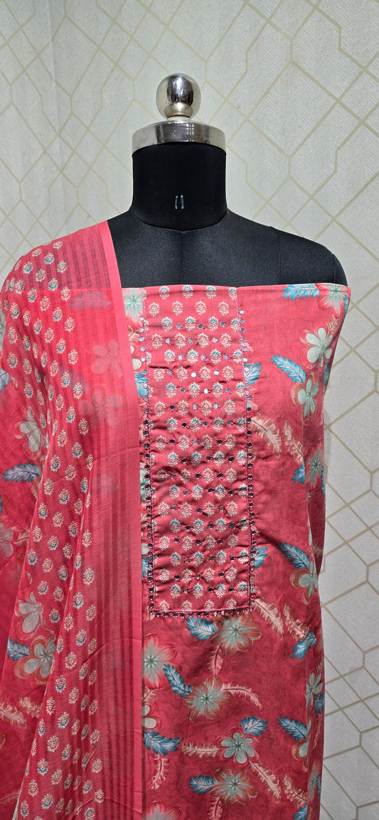 Office Wear Cotton Suit - 04