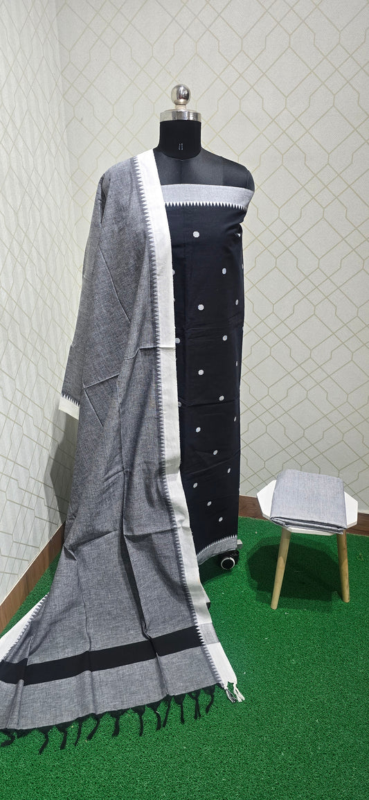 Office wear Handloom Cotton Suits - 05