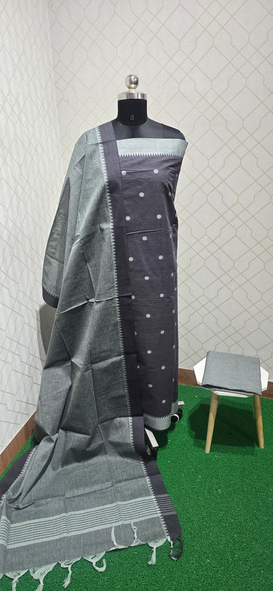 Office wear Handloom Cotton Suits - 02