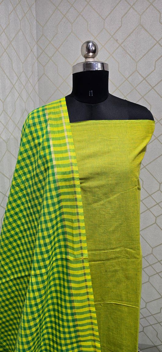 Office wear Handloom Cotton Suits - 05