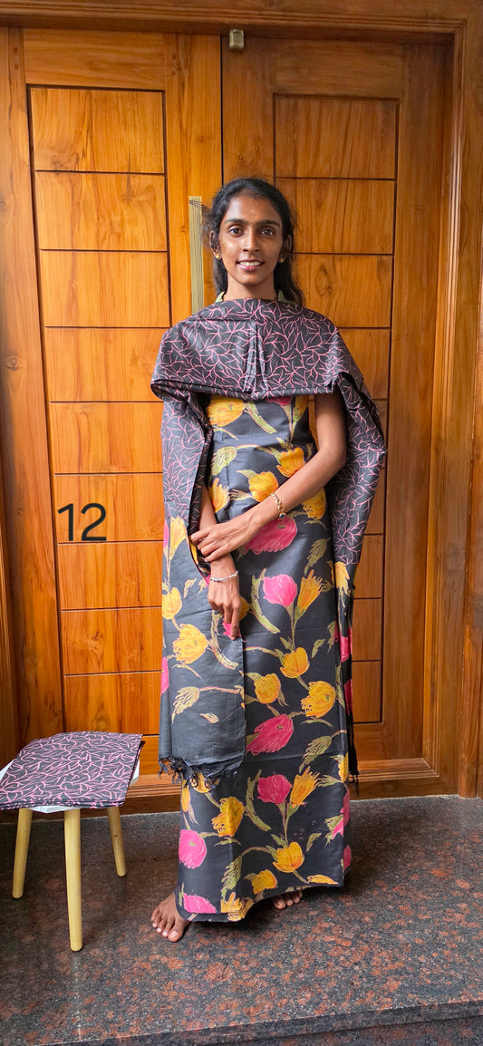 Katan Silk Suit - 12