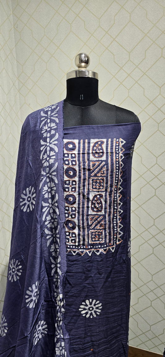 Bathik Silk Suit - S15
