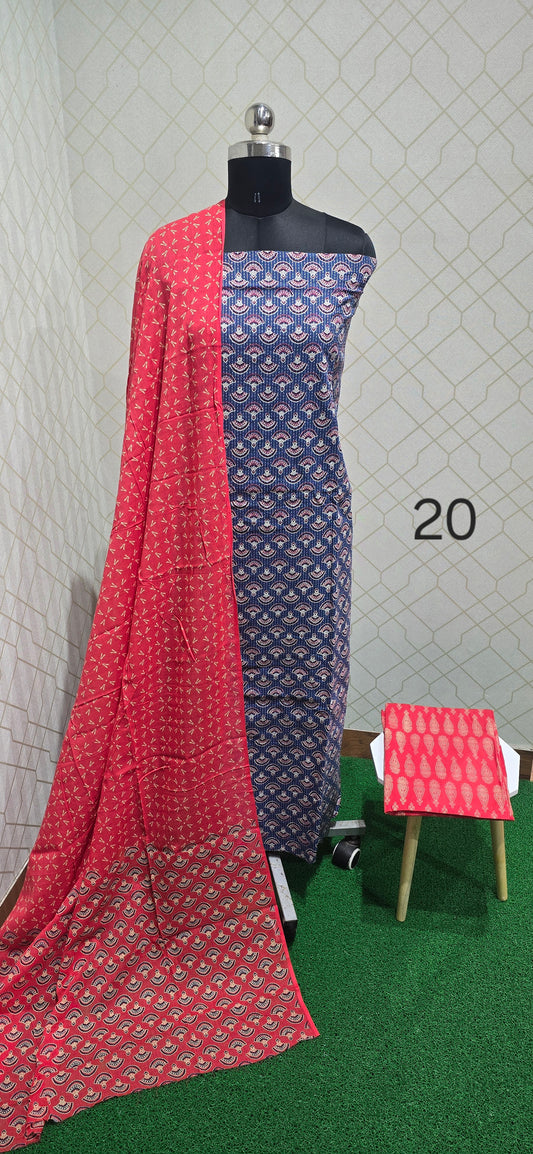 Block Printed Jaipuri Cotton - 20
