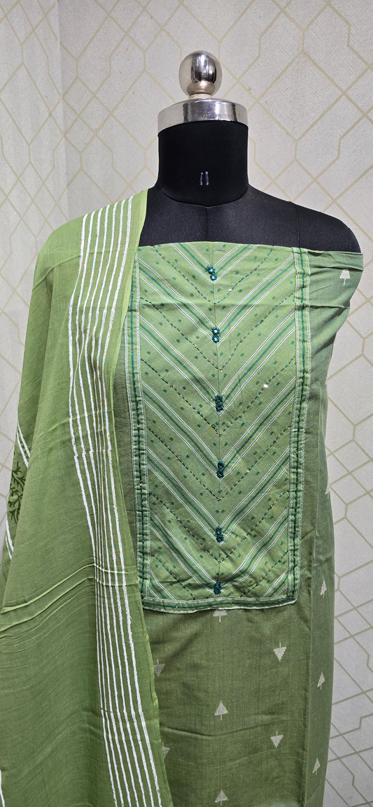 Premium Pure Cotton Suit - 90