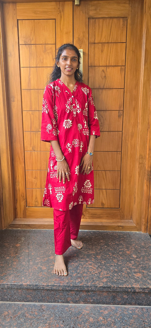 Pure Cotton  Co-ords - 3