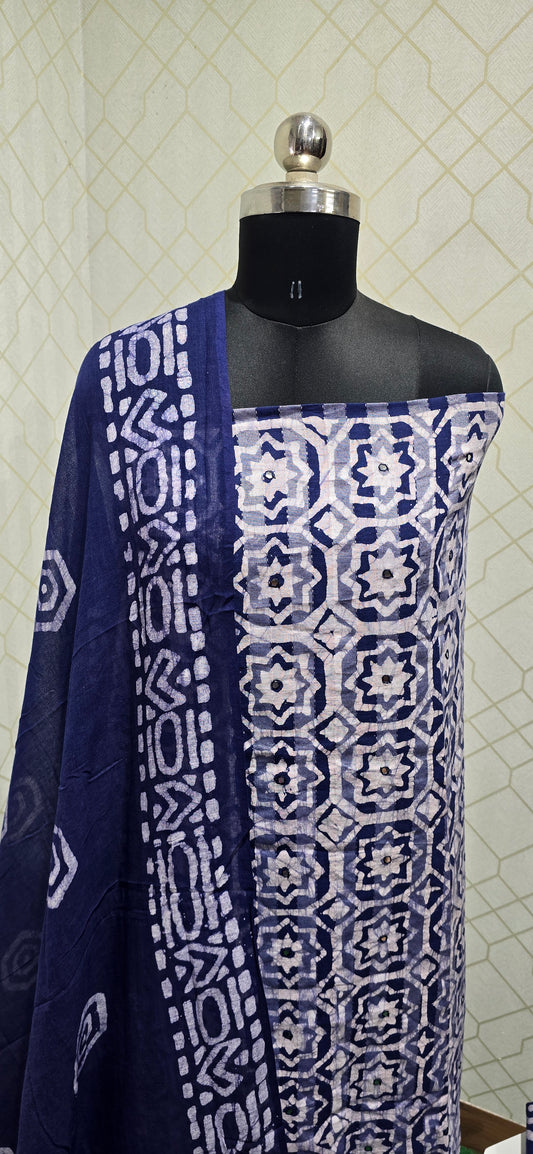 Bathik Cotton Suit - SSB39