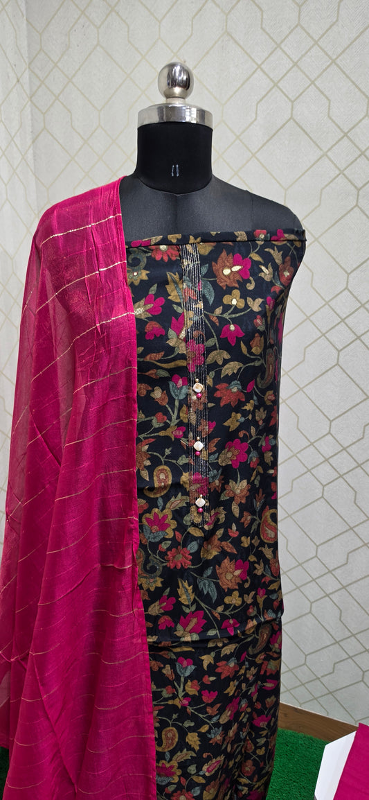 College / office wear silk suit - 01