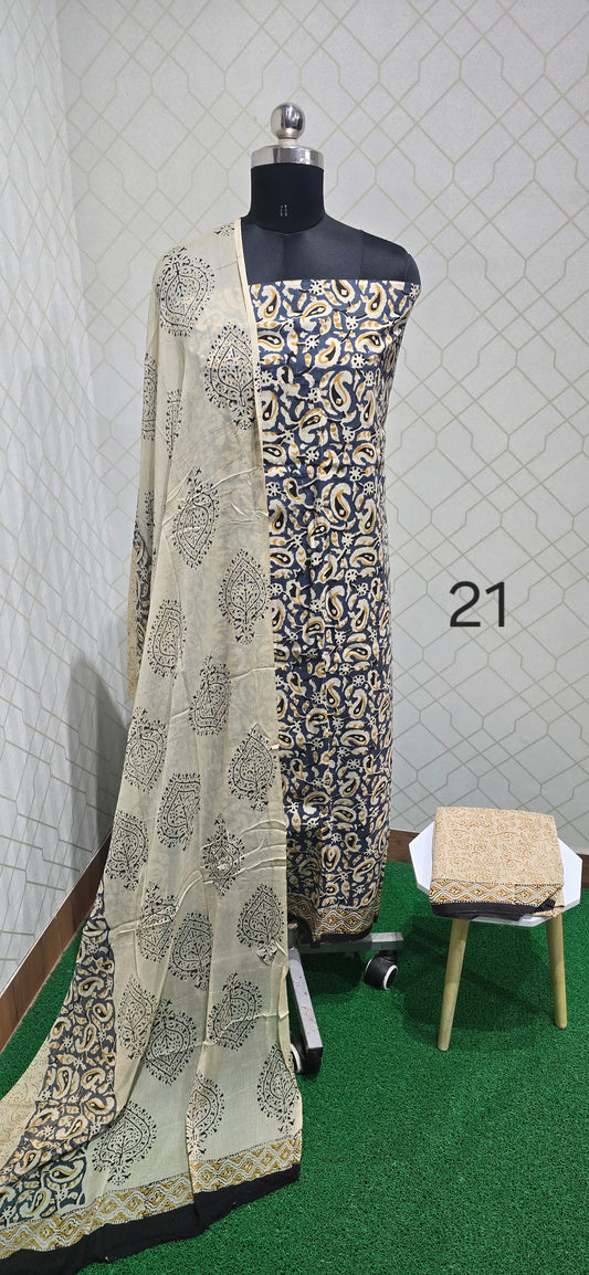 Block Printed Jaipuri Cotton - 21